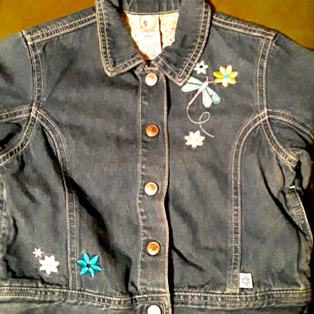 GYMBOREE DRAGONFLY GIRLS JEAN JACKET